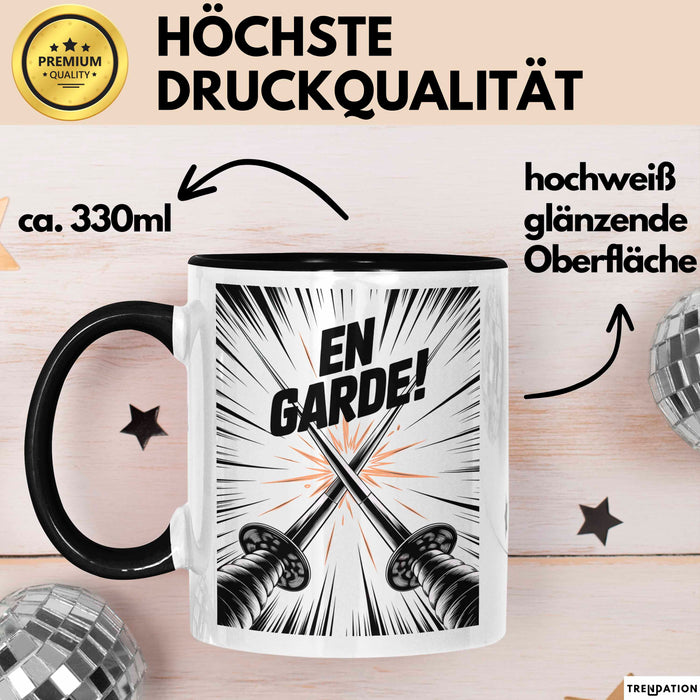 Fechter Tasse Geschenk Lustige Geschenkidee Spruch Für Schwertsport Fans Trendation