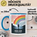 Büroarbeit Kollege Abschied Tasse Geschenk Lustige Geschenkidee Spruch Viel Glück Auf Deiner Neuen Reise Blau Trendation