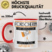 Forscherin Und Prinzessin Tasse Geschenk Für Eine Forscherin Geburtstag Was Ist Deine Superkraft Rot Trendation