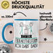 Geschenk für Tierarzthelferin Tasse Lustige Geschenkidee Geburtstag Ich Bin Tierarzthelferin Ich Darf Das Blau Trendation