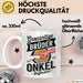 Onkel Sarkastisch Sarkasmus Tasse Geschenk Lustige Geschenkidee Spruch Großartige Brüder Werden Zum Onkel Befördert Weiß Trendation