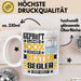 Segler Geschenk Lustiger Spruch für Segler Geschenkidee Bester Segler Der Welt Weiß Trendation