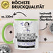 Elektronische Musikproduzentin Weil Es Keinen Schöneren Beruf Gibt Tasse Geschenk für Eine Elektronische Musikproduzentin Lustig Grün Trendation