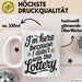 Arbeit Tasse Geschenk Im Here Because I Didnt Win Lottery Geschenkidee Job Weiß Trendation