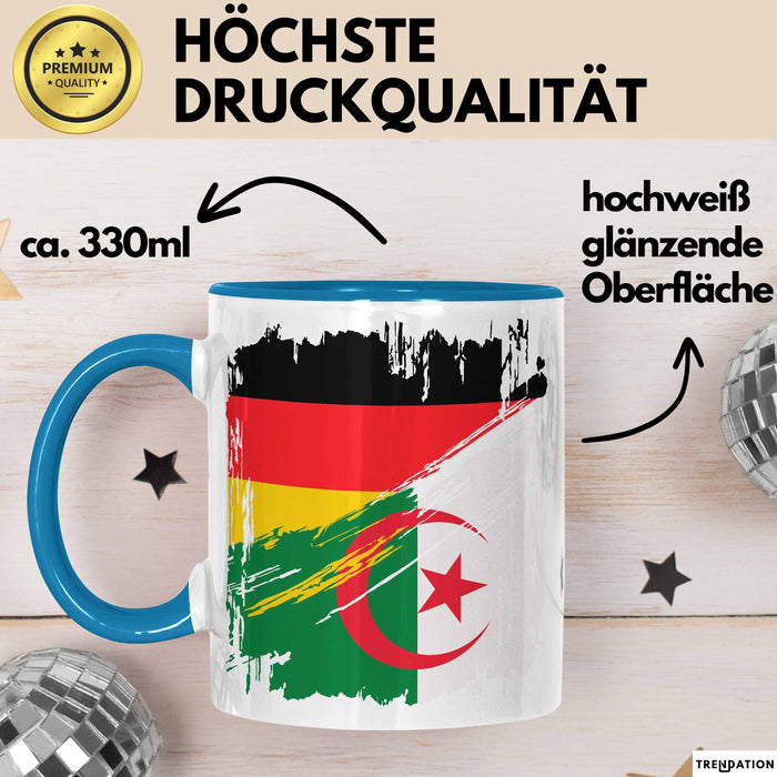Pakistan Deutschland Flagge Halb Deutscher Halb Pakistaner Fußball Germany 2025 Europa Pakistan Blau Trendation