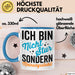Sarkasmus Sarkastisch Tasse Geschenk Lustige Geschenkidee Nicht Stur Sondern Meinungsstabil Blau Trendation