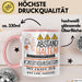 Konzertveranstalterin Tasse Geschenk Lustig Abstand Halten Hochleistungs-Konzertveranstalterin Mit Drang Zur Perfektion Bei Der Arbeit Rosa Trendation