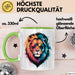 Löwe Mit Sonnenbrille Tasse Geschenk Lustige Geschenkidee Spruch Grün Trendation