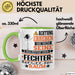 Fechter Geschenk Tasse Lustiger Spruch Erheben Sie Sich Der Fechter Betritt den Raum Grün Trendation