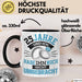 25 Jahre Tasse Geschenk Ehe Lustiger Spruch Humorvolle Geschenkidee Silberhochzeit Schwarz Trendation