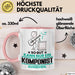 Komponist Geschenk Tasse So Gut Kann Nur Ein Komponist Aussehen Geschenkidee Kaffee-Becher Rosa Trendation