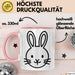 Kaninchen Hase Tierliebhaber Tasse Geschenk Lustige Geschenkidee Spruch Rosa Trendation