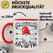 Lustige Tasse Weihnachten Lieber Weihnachtsmann Die Waren Alle Unartig Kaffee-Becher Geschenkidee Wichteln Wichtelgeschenk Rot Trendation