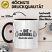 Bärbel Tasse Geschenk Die Bärbel Macht Dat Schon Geschenkidee Becher mit Name Schwarz Trendation