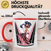 Mode Liebhaber Tasse Geschenkidee für Stil Süchtiger Rot Trendation