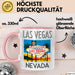 Las Vegas Nevada USA Tasse Geschenk Lustige Geschenkidee Spruch Rosa Trendation