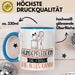Hundepflegerin Geschenk Tasse Becher Die Frau Die Allen Kann Geschenkidee für eine Hundepflegerin Lustig Blau Trendation