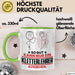 Kletterlehrer Geschenk Tasse So Gut Kann Nur Ein Kletterlehrer Aussehen Geschenkidee Kaffee-Becher Grün Trendation