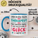 Physiotherapeut Physiotherapie Tasse Geschenk Lustige Geschenkidee Spruch Eine Richtig Tolle Therapeut Findet Man Nicht Überall Blau Trendation