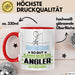 Angler Geschenk Tasse So Gut Kann Nur Ein Angler Aussehen Geschenkidee Kaffee-Becher Rot Trendation