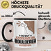 Boulderer Geschenk Tasse So Gut Kann Nur Ein Boulderer Aussehen Geschenkidee Kaffee-Becher Schwarz Trendation