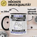 Rhythmische Gymnastin Tasse Geschenk für Rhythmische Gymnastin Geburtstag Lustiger Spruch Kaffee-Becher Was Ist Deine Superkraft Schwarz Trendation