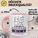 Designer Geschenk Tasse So Gut Kann Nur Ein Designer Aussehen Geschenkidee Kaffee-Becher Rosa Trendation