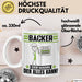 Bäcker Tasse Geschenk für Bäcker Der Mann Der Alles Kann Geschenkidee zum Geburtstag Weiß Trendation