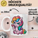 Sarkastisches Einhorn Tasse Geschenk Lustige Geschenkidee Weiß Trendation