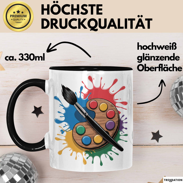 Künstler Tasse Geschenkidee für Kreative Maler Trendation