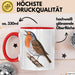 Rotkehlchen Vogel Beobachtet Singvögel Tasse Geschenk Lustige Geschenkidee Spruch Rot Trendation