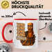 Tung Tung Tung Tung Sahur Tasse Meme Italienisch Geschenk Lustig Becher Rot Trendation