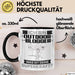 Outdoor-Blogger Tasse Geschenk für Outdoor-Blogger Geburtstag Lustiger Spruch Kaffee-Becher Was Ist Deine Superkraft Schwarz Trendation