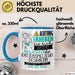 Katzenspielzeug-Designerin Tasse Geschenk Lustiger Spruch Bitte Erheben Sie Sich Seine Majestät Die Katzenspielzeug-Designerin Betritt Den Raum Blau Trendation