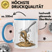 Spaghetti Fan Tasse Geschenkidee für Pasta Liebhaber Blau Trendation