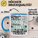 Plattenladenbesitzer Geschenk Lustiger Spruch für Plattenladenbesitzer Geschenkidee Bester Plattenladenbesitzer Der Welt Blau Trendation