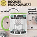 Plattenladenbesitzer Tasse Geschenk für Plattenladenbesitzer Der Mann Der Alles Kann Geschenkidee zum Geburtstag Grün Trendation