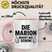 Marion Tasse Geschenk Die Marion Macht Dat Schon Geschenkidee Becher mit Name Rosa Trendation