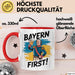 Deutschland München Bayern Bayerisch Tasse Geschenk Lustige Geschenkidee Spruch Bayern Zuerst Rot Trendation