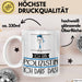 Geschenk für Polizistin Tasse Lustige Geschenkidee Geburtstag Ich Bin Polizistin Ich Darf Das Weiß Trendation