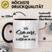 Simone Tasse Ich Simone, Bin Vollkommen Geschenk Schwarz Trendation
