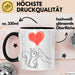 Eichhörnchen Tierliebhaber Tasse Geschenk Lustige Geschenkidee Spruch Schwarz Trendation