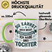 Vater Von 3 Kindern Du Kannst Mich Nicht Erschrecken Ich Habe 3 Töchter Becher Tasse Grün Trendation