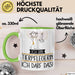 Geschenk für Tierpflegerin Tasse Lustige Geschenkidee Geburtstag Ich Bin Tierpflegerin Ich Darf Das Grün Trendation