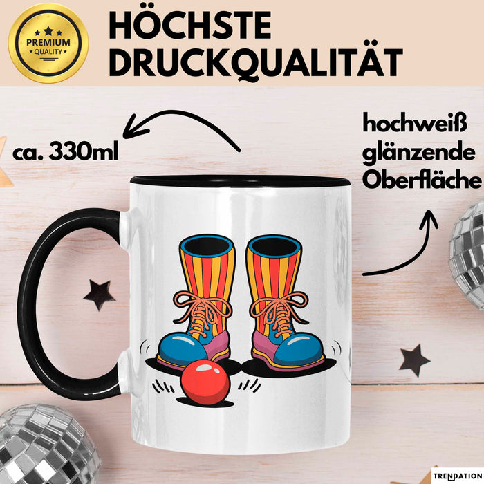 Clown Tasse Geschenkidee für Zirkus und Humorliebhaber Trendation
