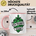 Biertrinker Tasse Geschenk Ich Trinke Vegan Becher Geschenkidee Rosa Trendation