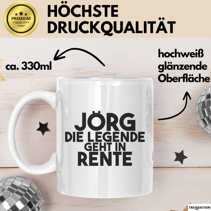 Joerg Tasse Joerg – Die Legende Geht In Rente Geschenk