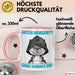 Sarkasmus Tasse Geschenk Lustiger Spruch Guten Morgen Ganz Dünnes Eis Becher Rosa Trendation