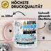 Jazz-Enthusiastin Tasse Geschenk Lustiger Spruch Bitte Erheben Sie Sich Seine Majestät Die Jazz-Enthusiastin Betritt Den Raum Rosa Trendation