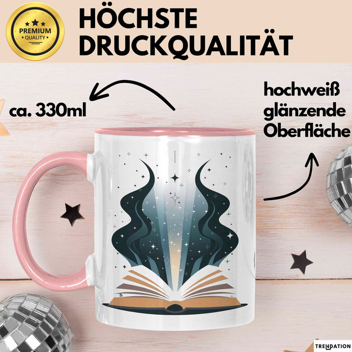 Selbsthilfe Fan Tasse Geschenkidee für Wachstums Suchender Rosa Trendation